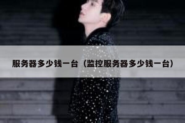 服务器多少钱一台（监控服务器多少钱一台）